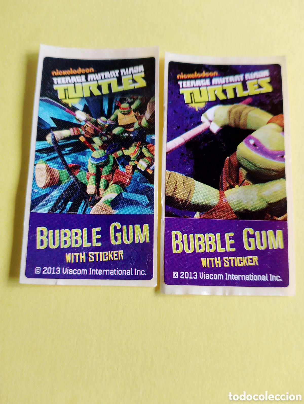 Otros Art&iacute;culos de Coleccionismo en Papel: Chicles 2013 tortugas