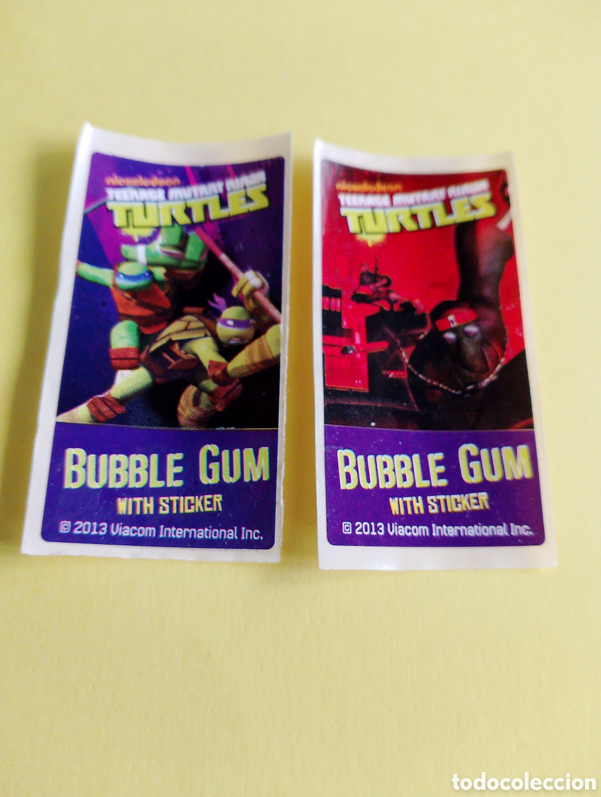 Otros Art&iacute;culos de Coleccionismo en Papel: Chicles 2013 tortugas