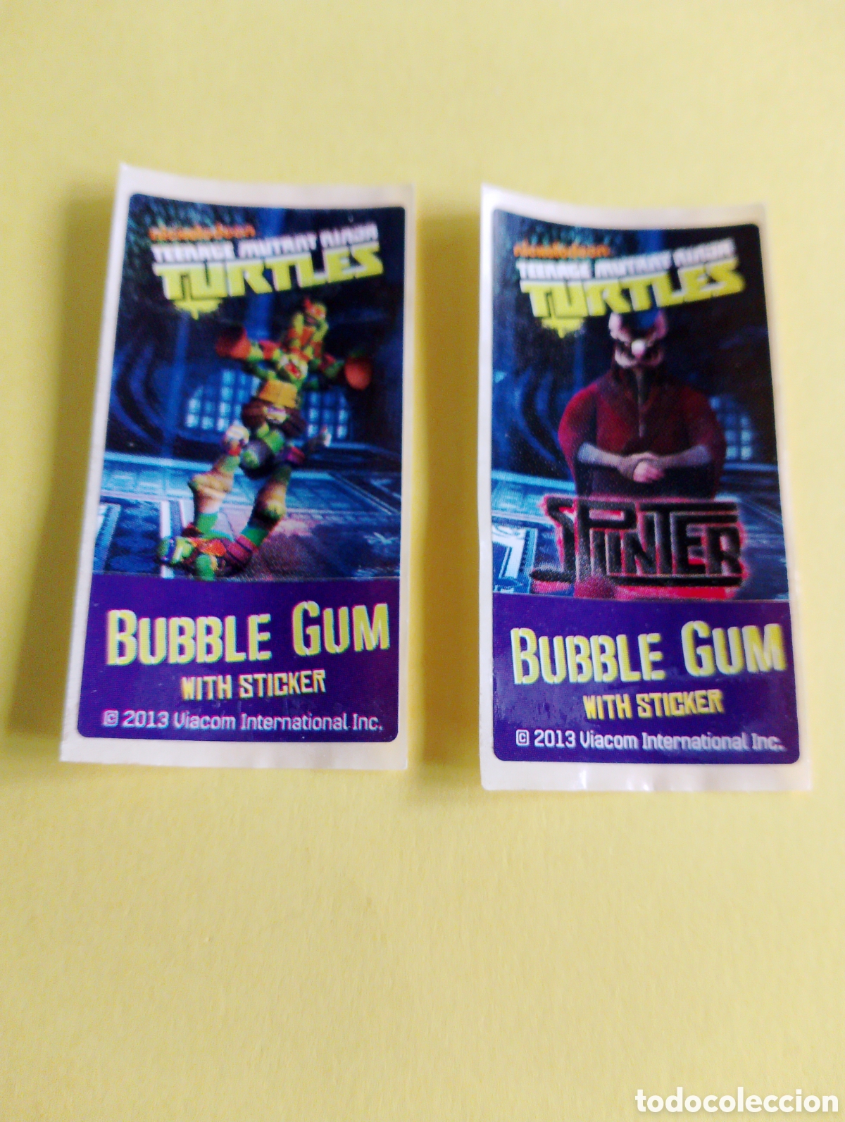 Otros Art&iacute;culos de Coleccionismo en Papel: Chicles 2013 tortugas