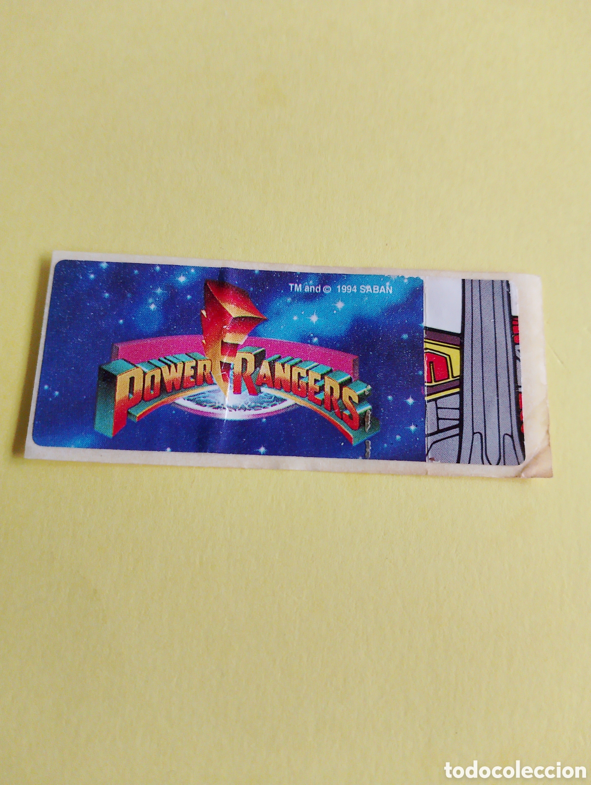 Otros Art&iacute;culos de Coleccionismo en Papel: Chicles power Rangers 1994