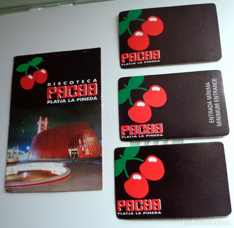 Otros Art&iacute;culos de Coleccionismo en Papel: LOTE ENTRADAS TARJETAS PROMOCION DISCOTECA DISCO PACH&Aacute; LA PINEDA SALOU. FLYER. A&Ntilde;OS 90
