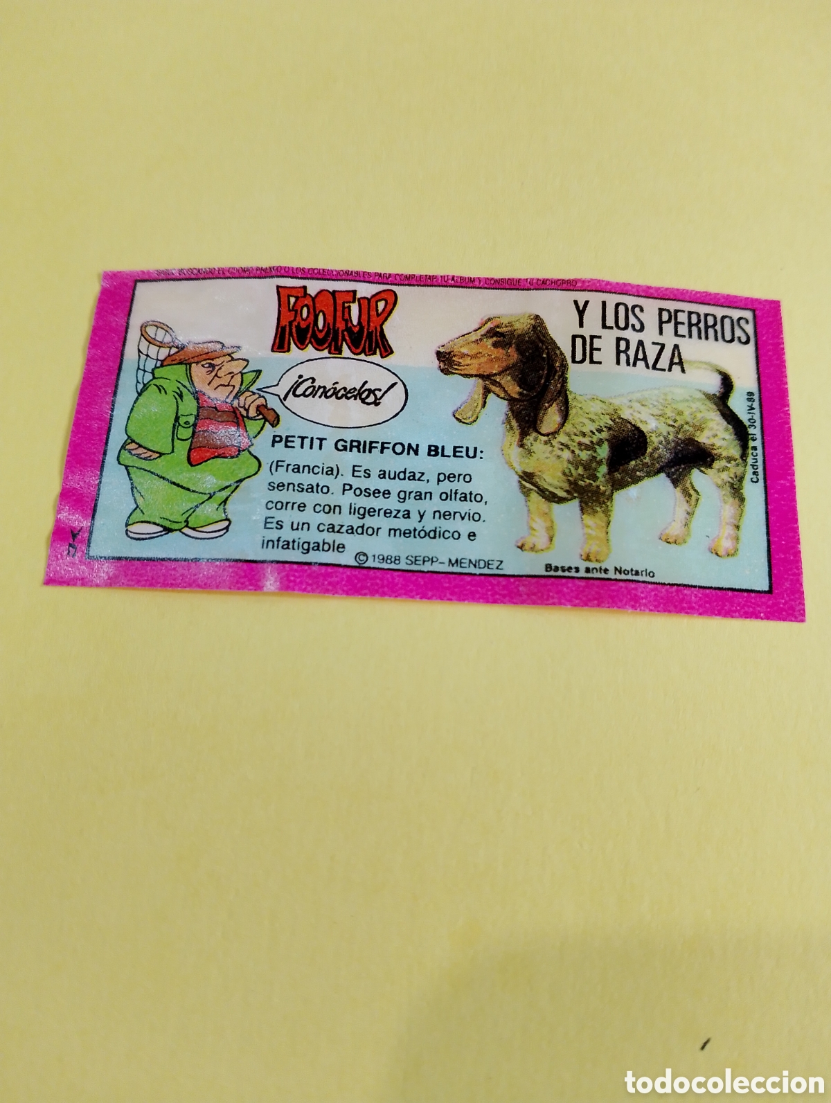 Otros Art&iacute;culos de Coleccionismo en Papel: Chicles foofur chicles