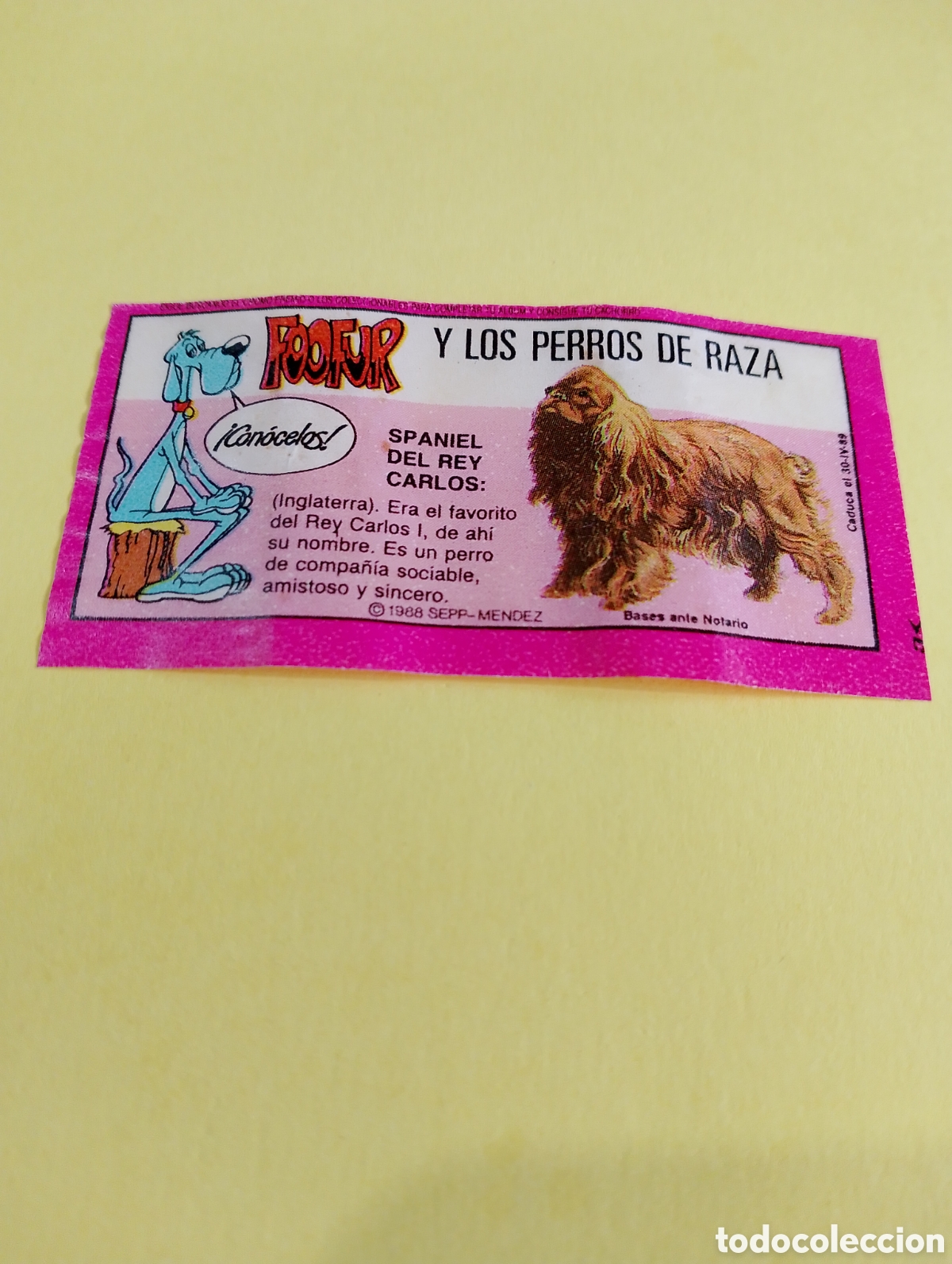 Otros Art&iacute;culos de Coleccionismo en Papel: Chicles foofur chicles