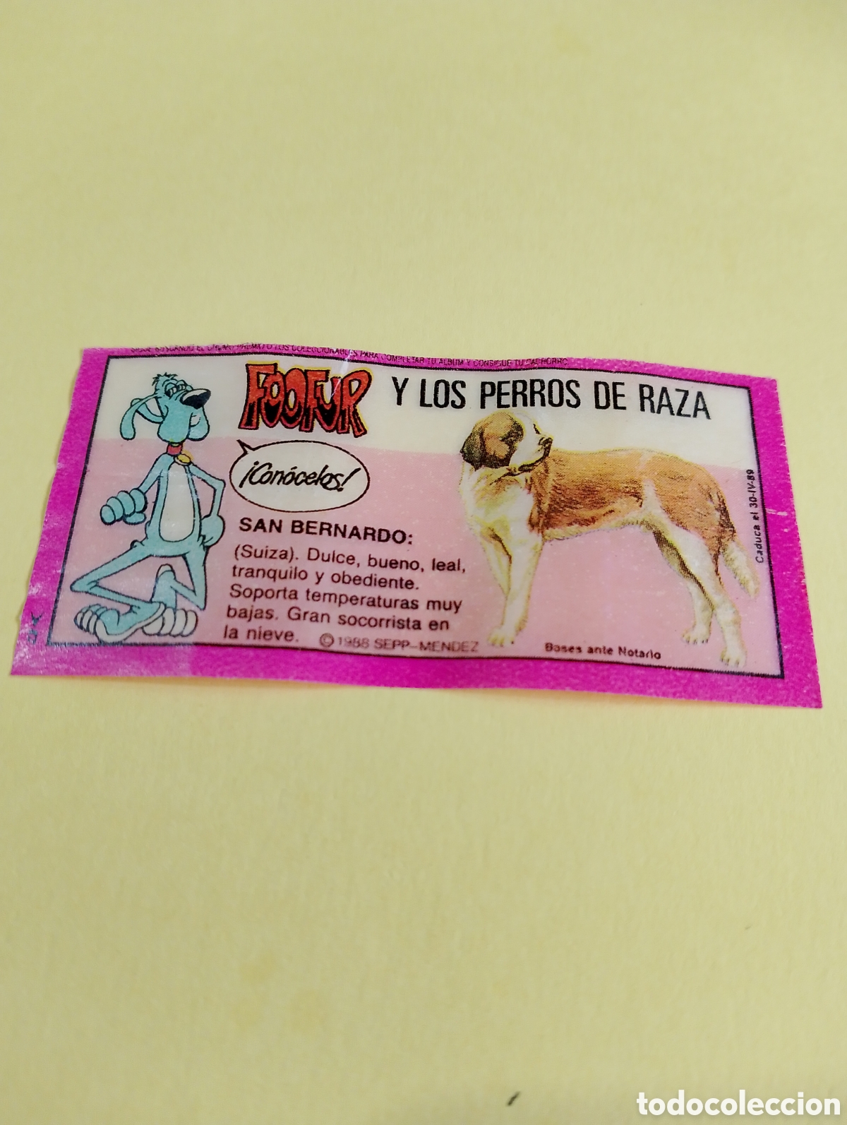 Otros Art&iacute;culos de Coleccionismo en Papel: Chicles foofur chicles