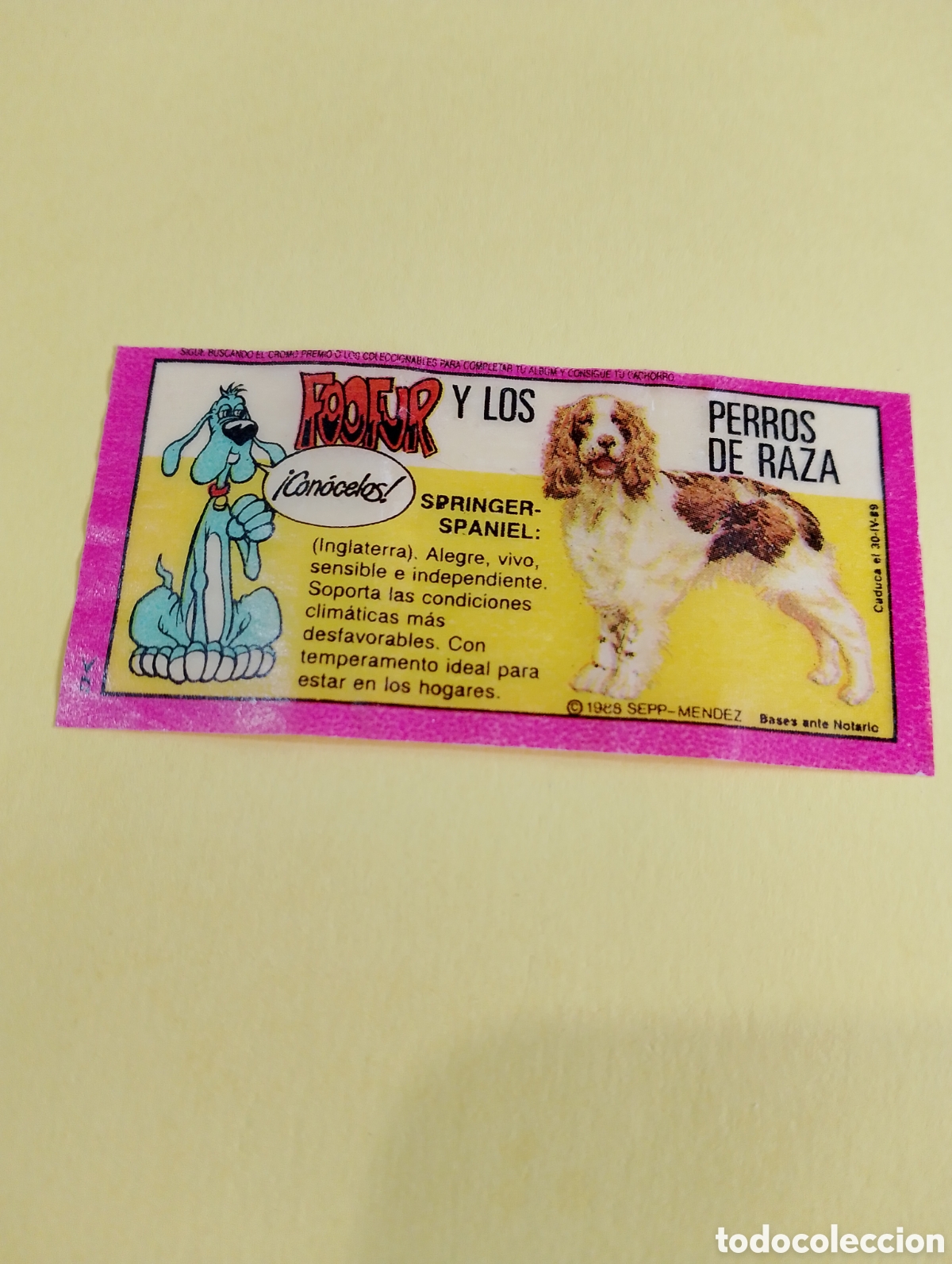 Otros Art&iacute;culos de Coleccionismo en Papel: Chicles foofur chicles