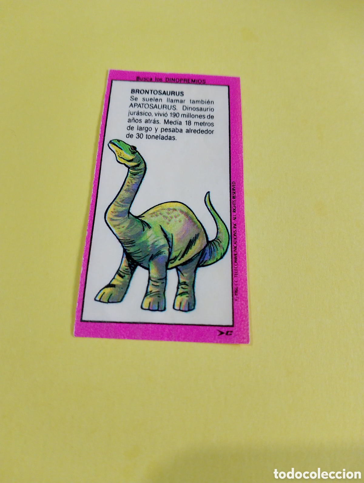 Otros Art&iacute;culos de Coleccionismo en Papel: Chicles dinosaurios chicles