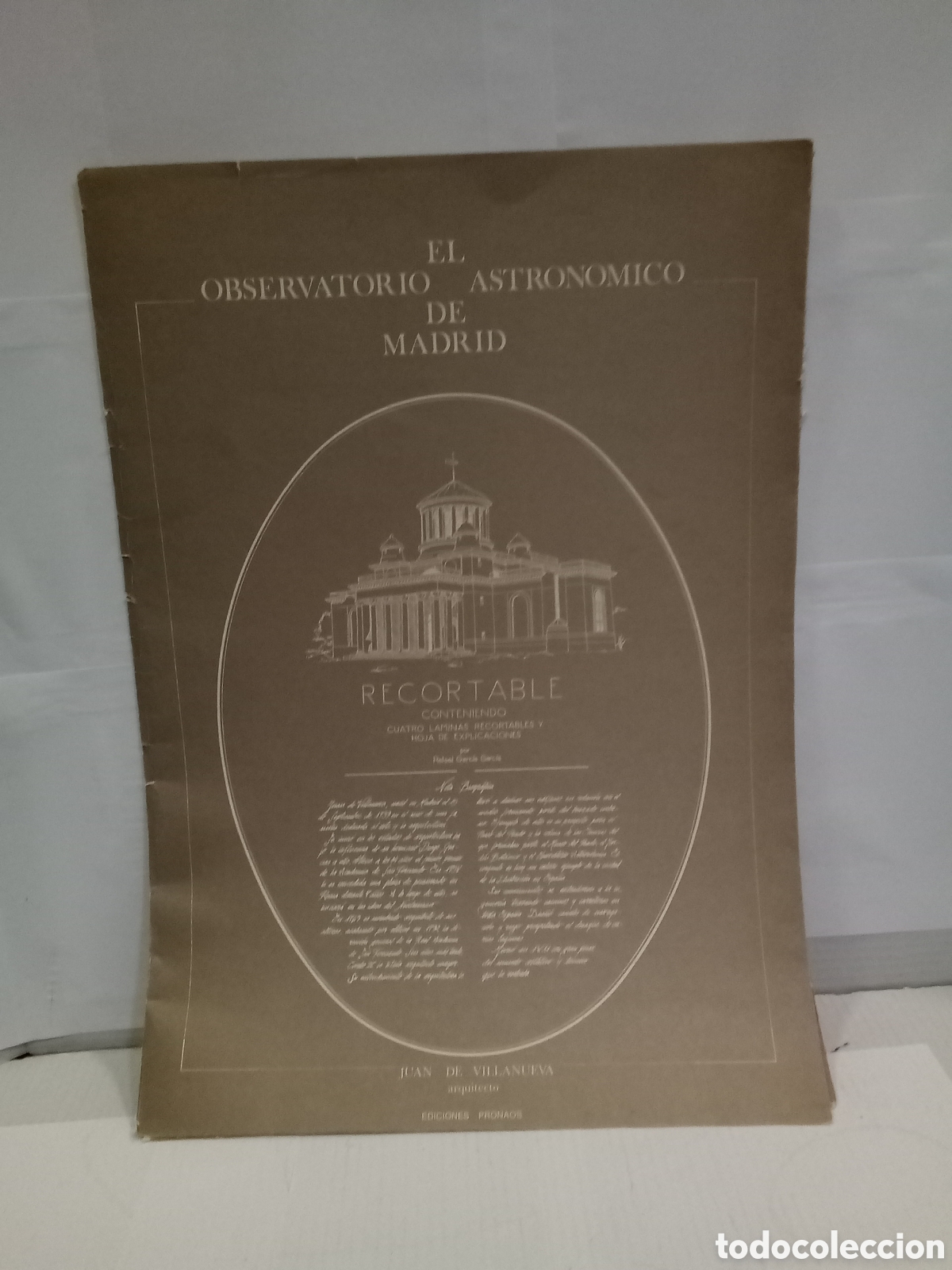Altri oggetti di carta: El Observatorio Astron&oacute;mico de Madrid - Dibujos Arquitect&oacute;nicos