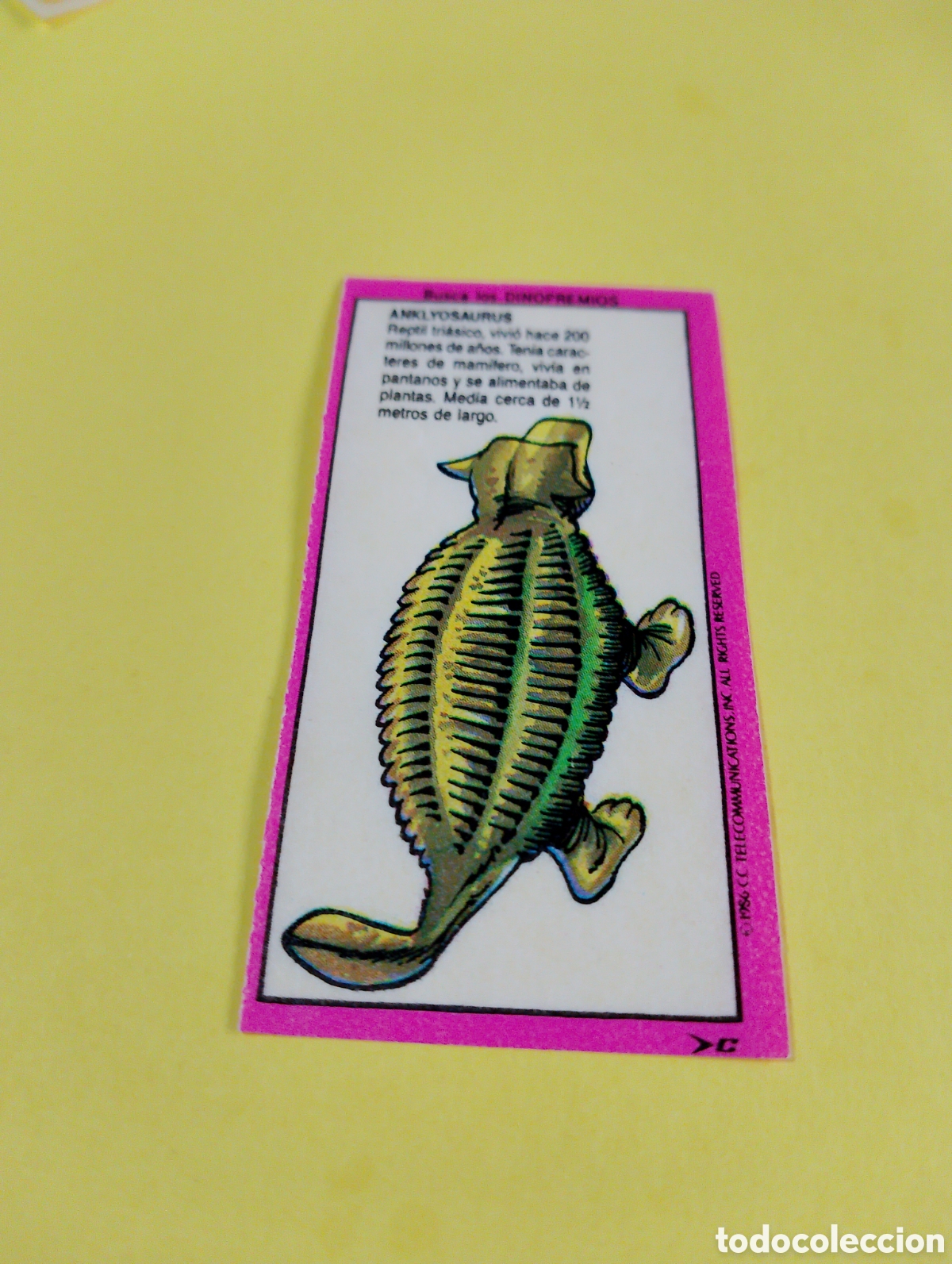 Otros Art&iacute;culos de Coleccionismo en Papel: Chicl&eacute;s dinosaurios chicles