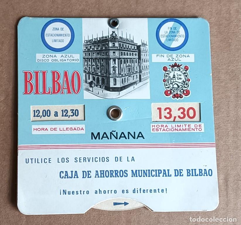 Otros Art&iacute;culos de Coleccionismo en Papel: Discos del control de aparcamiento Ayuntamiento de Bilbao 1967