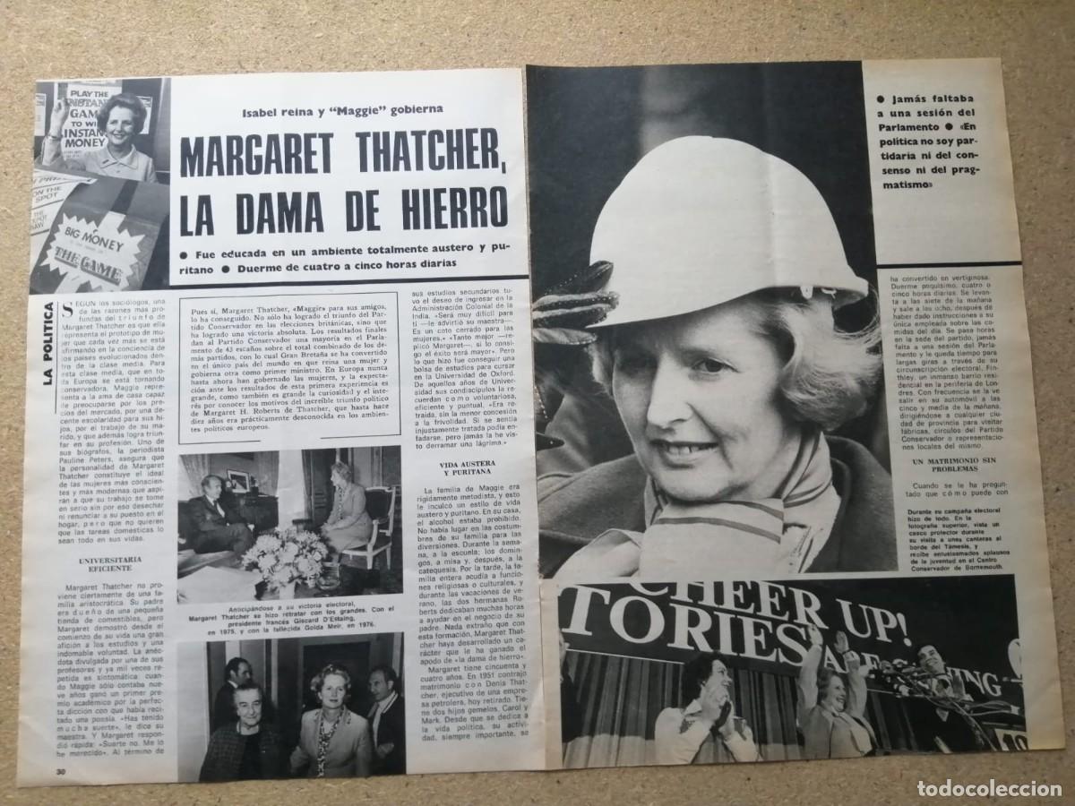 Otros Art&iacute;culos de Coleccionismo en Papel: REPORTAJE. MARGARET THATCHER, LA DAMA DE HIERRO