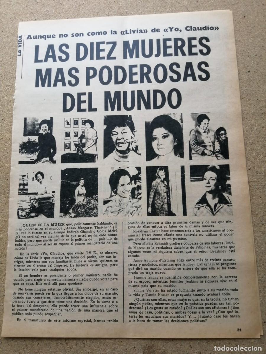 Otros Art&iacute;culos de Coleccionismo en Papel: REPORTAJE. LAS DIEZ MUJERES MAS PODEROSAS DEL MUNDO