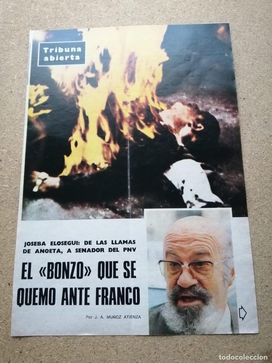 Otros Art&iacute;culos de Coleccionismo en Papel: REPORTAJE. EL BONZO QUE SE QUEMO ANTE FRANCO
