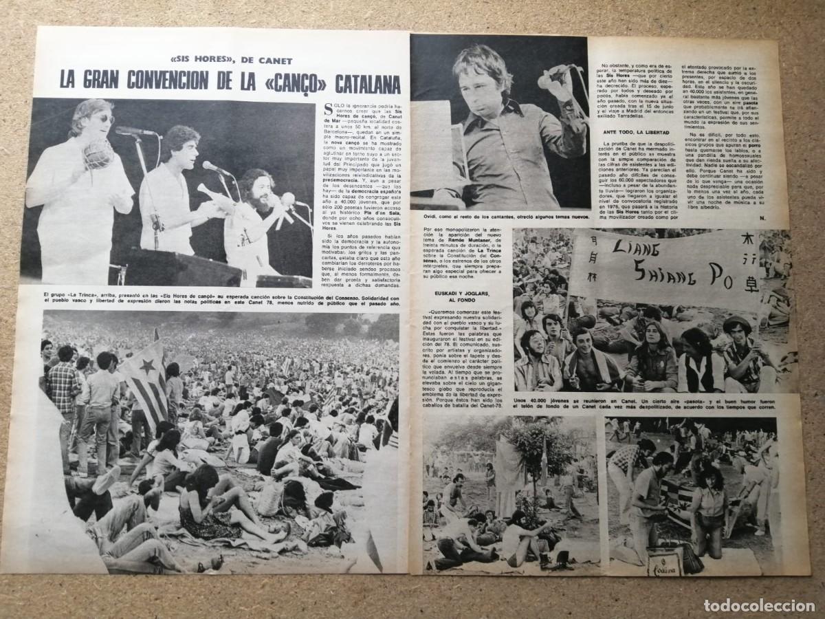 Otros Art&iacute;culos de Coleccionismo en Papel: REPORTAJE. LA GRAN CONVENCION DE LA CAN&Ccedil;O CATALANA
