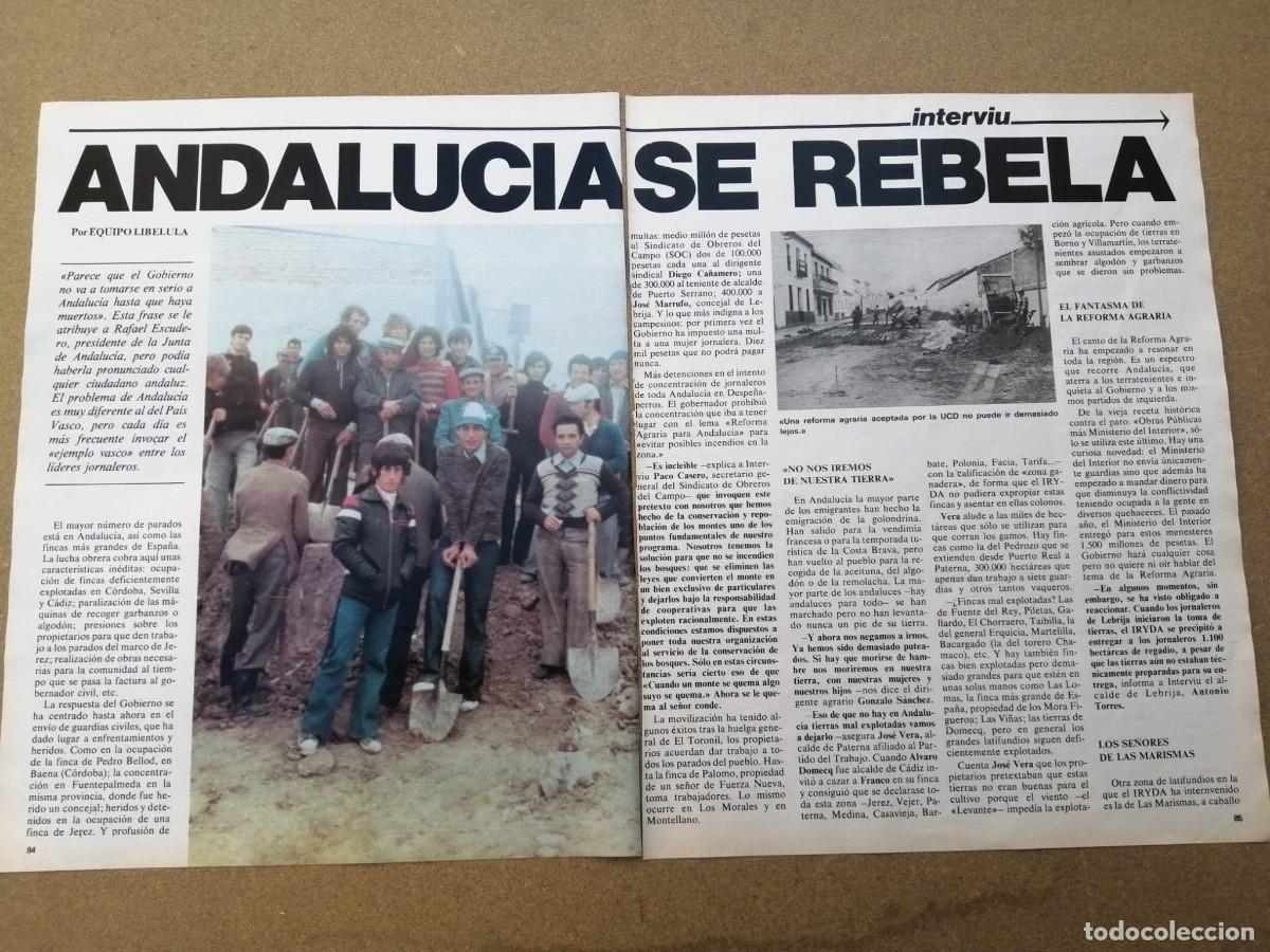 Otros Art&iacute;culos de Coleccionismo en Papel: REPORTAJE. ANDALUCIA SE REBELA