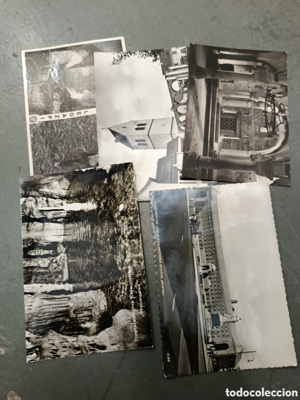 Otros Art&iacute;culos de Coleccionismo en Papel: Lote de 5 postales en blanco y negro