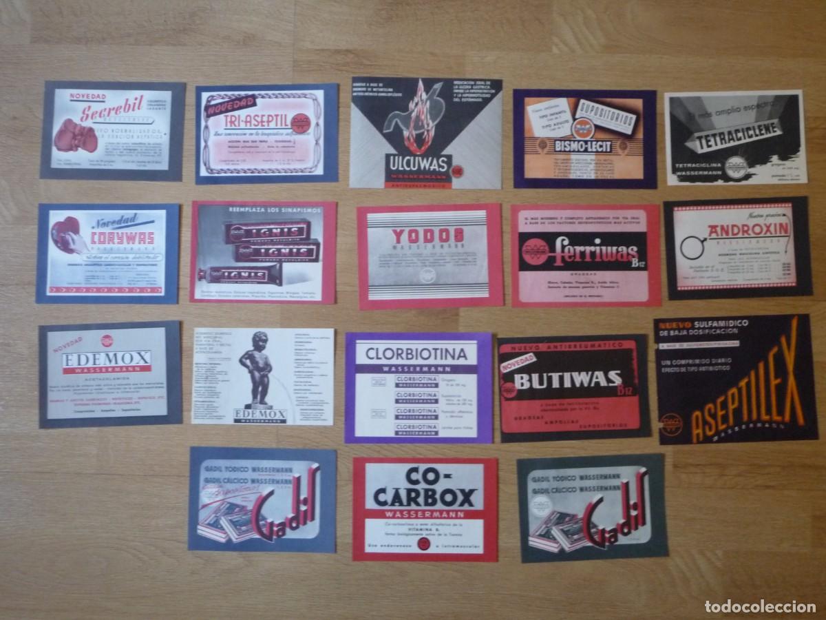 Collectionnisme Papier divers: LOTE 18 ANUNCIOS DE MEDICAMENTOS. PUBLICIDAD