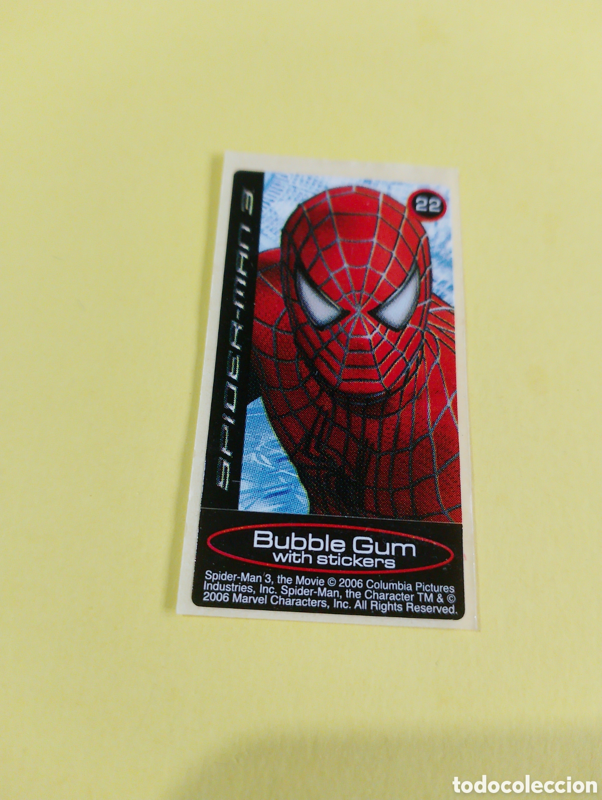 Otros Art&iacute;culos de Coleccionismo en Papel: Chicles Spiderman 22, chicles