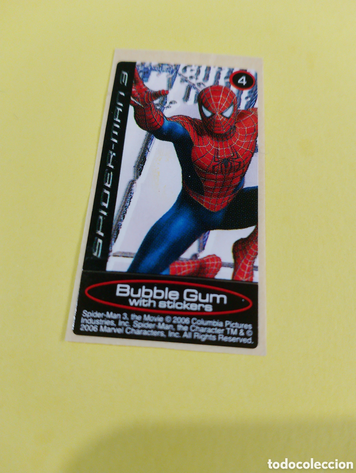 Otros Art&iacute;culos de Coleccionismo en Papel: Chicles Spiderman 4, chicles