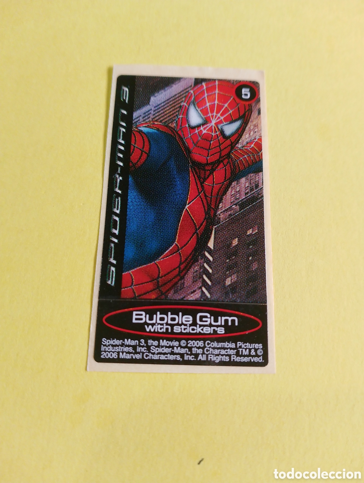 Otros Art&iacute;culos de Coleccionismo en Papel: Chicles Spiderman 5,chicles