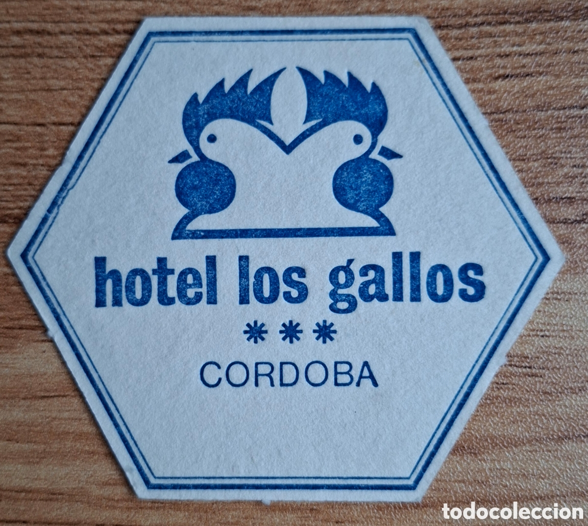 Otros Art&iacute;culos de Coleccionismo en Papel: Posavasos Hotel Los Gallos - C&oacute;rdoba