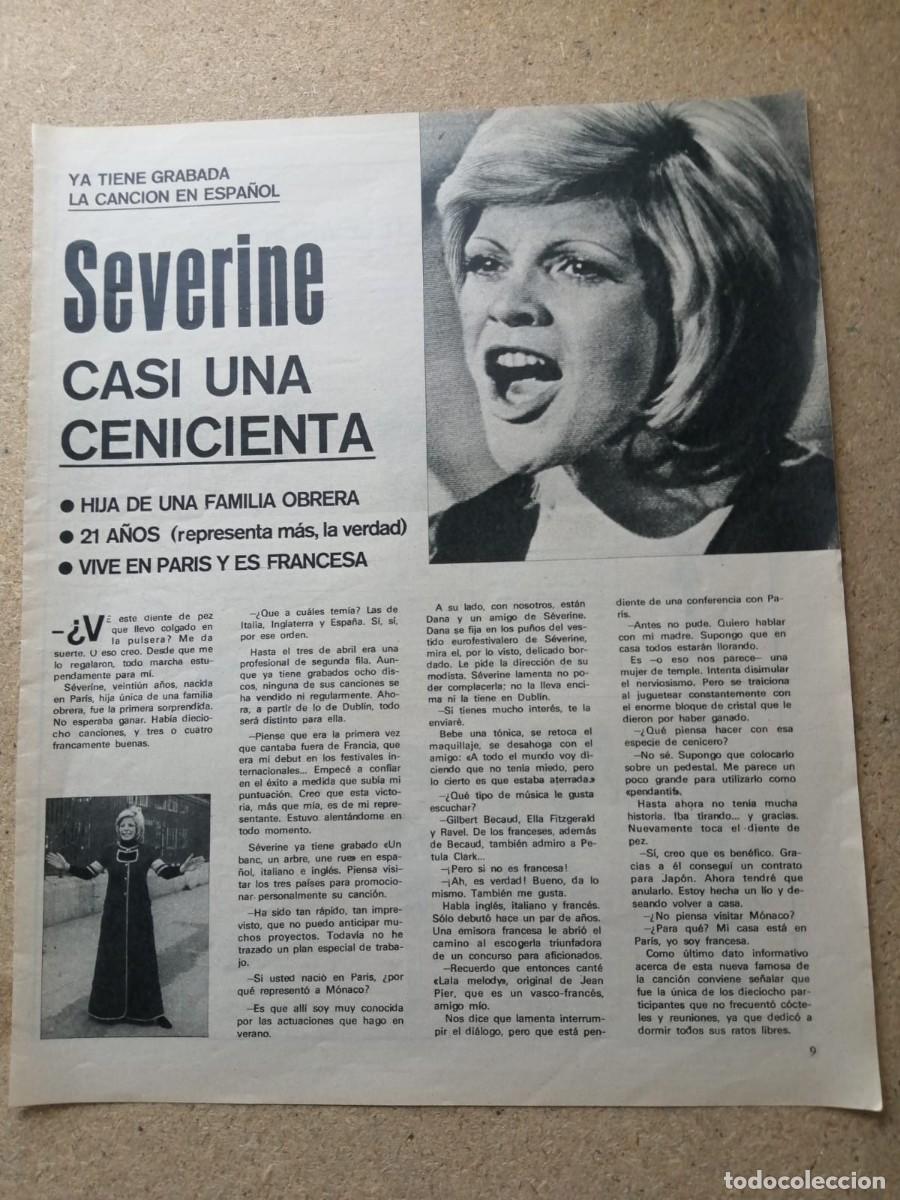 Otros Art&iacute;culos de Coleccionismo en Papel: REPORTAJE. SEVERINE, CASI UNA CENICIENTA