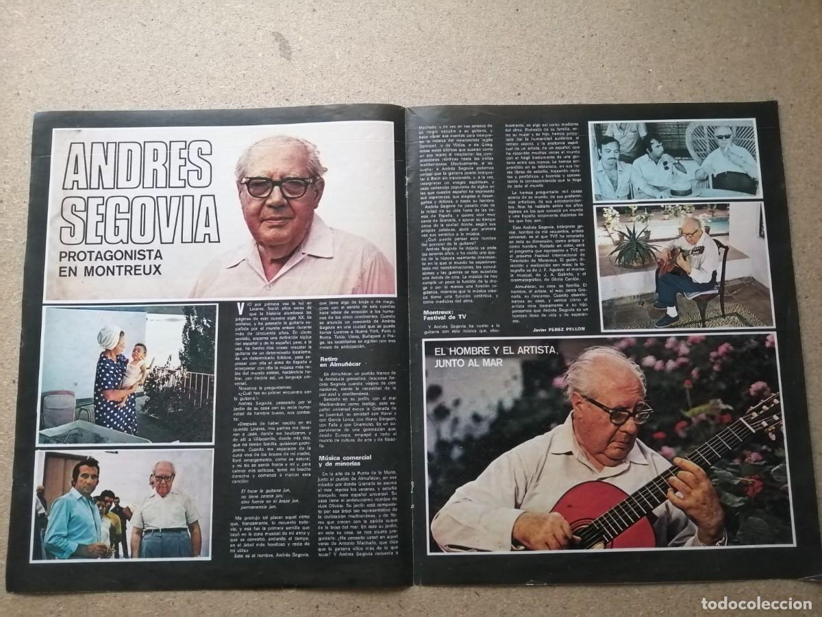 Otros Art&iacute;culos de Coleccionismo en Papel: REPORTAJE. ANDRES SEGOVIA PROTAGONISTA EN MONTREUX