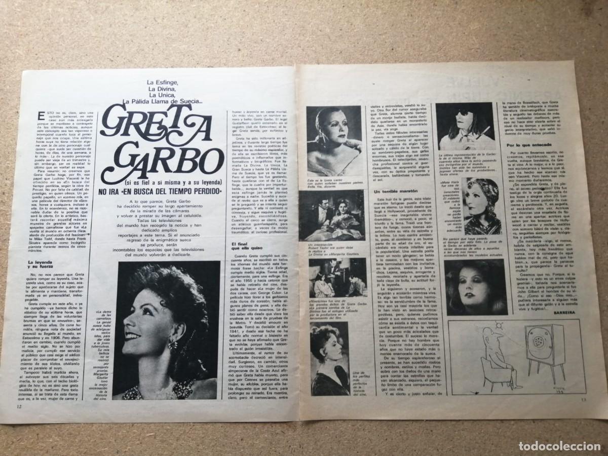 Otros Art&iacute;culos de Coleccionismo en Papel: REPORTAJE. GRETA GARBO
