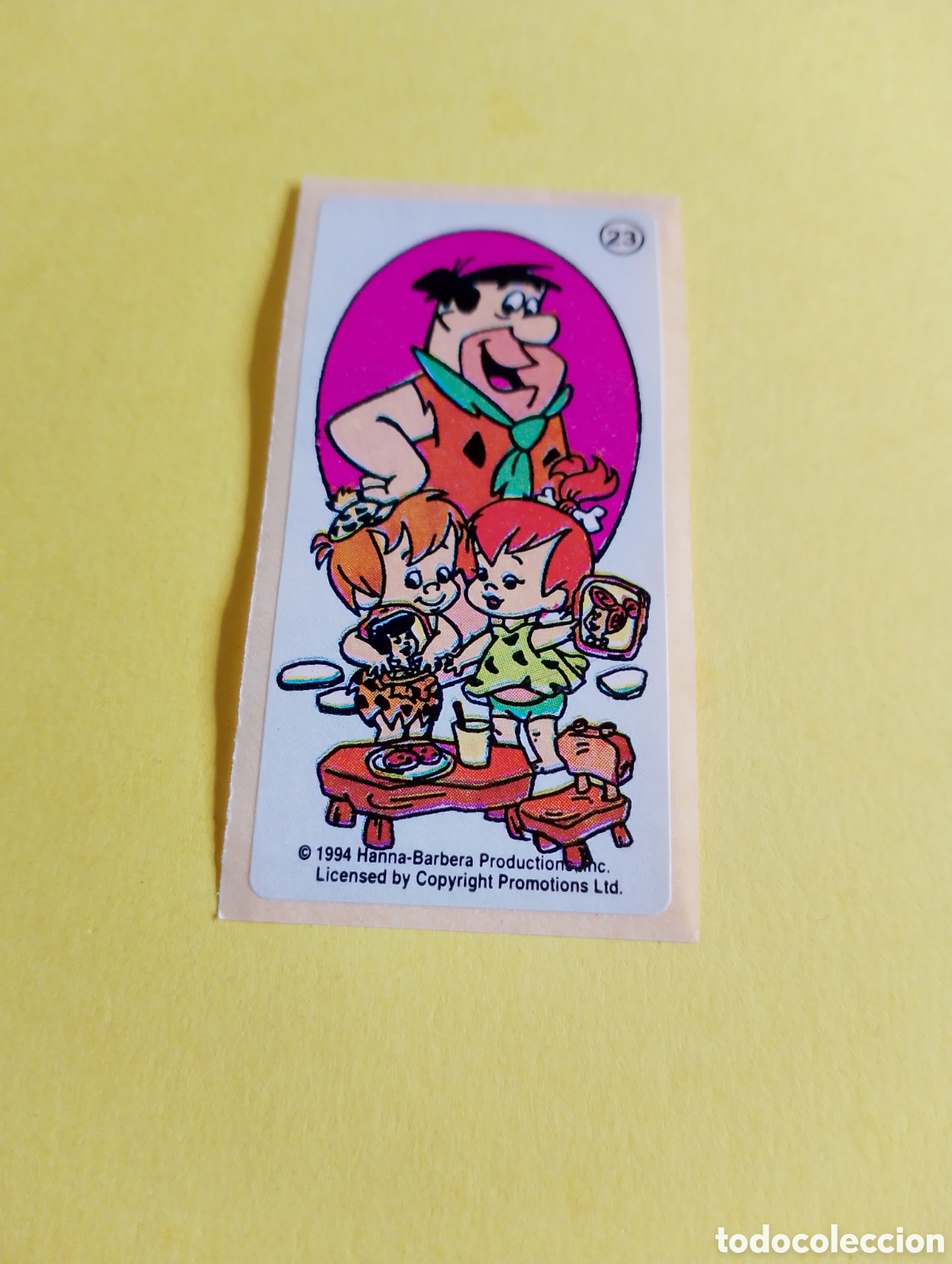 Otros Art&iacute;culos de Coleccionismo en Papel: Chicles Picapiedras 23, chicles