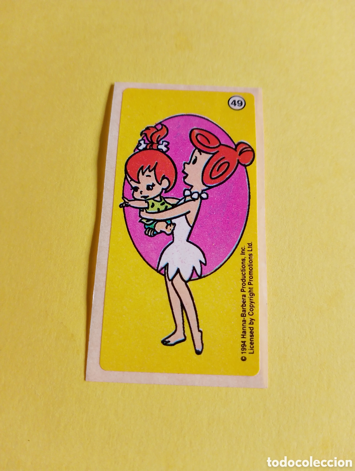 Otros Art&iacute;culos de Coleccionismo en Papel: Chicles Picapiedras 49, chicles