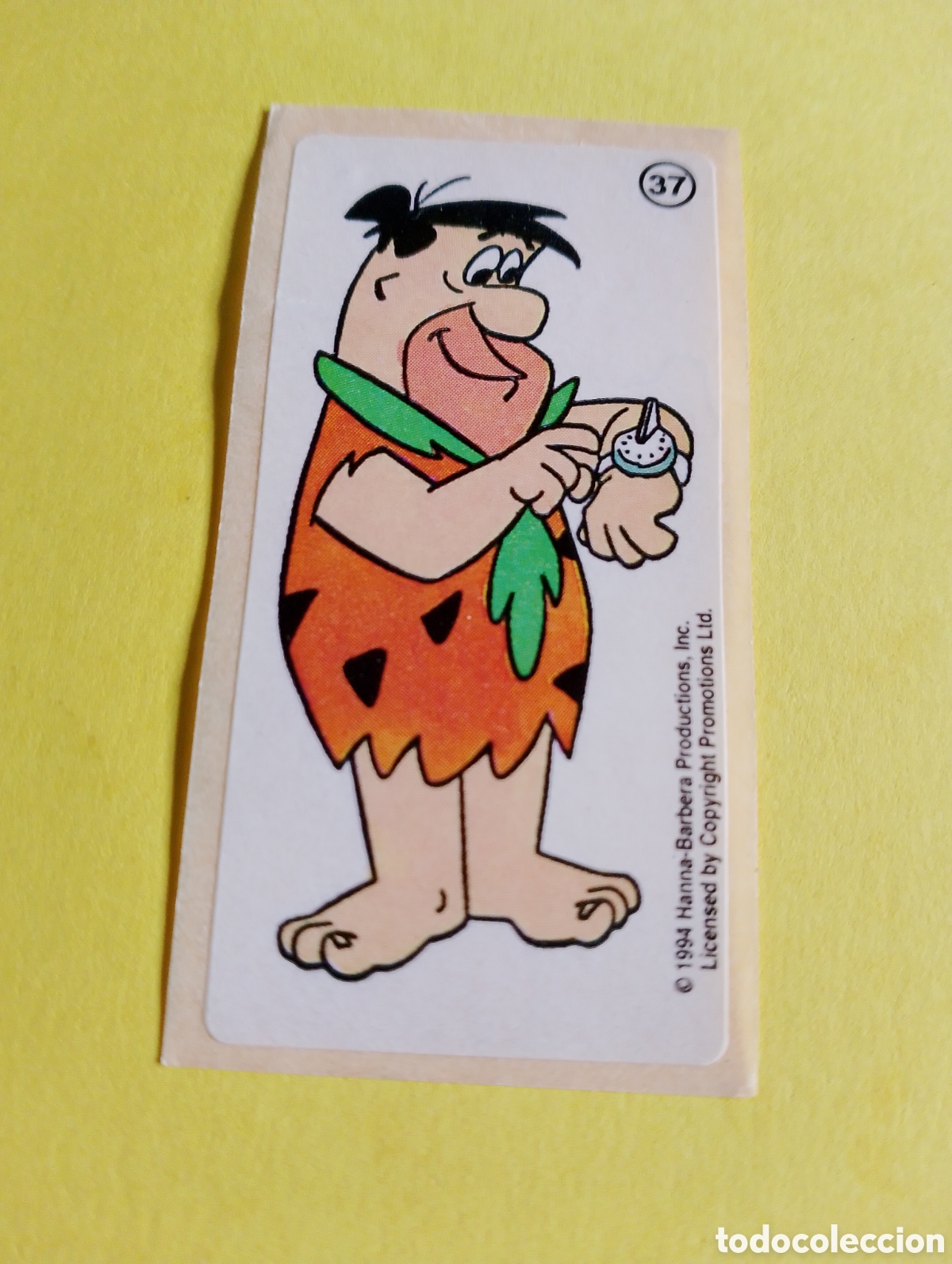 Otros Art&iacute;culos de Coleccionismo en Papel: Chicles Picapiedras 37, chicles