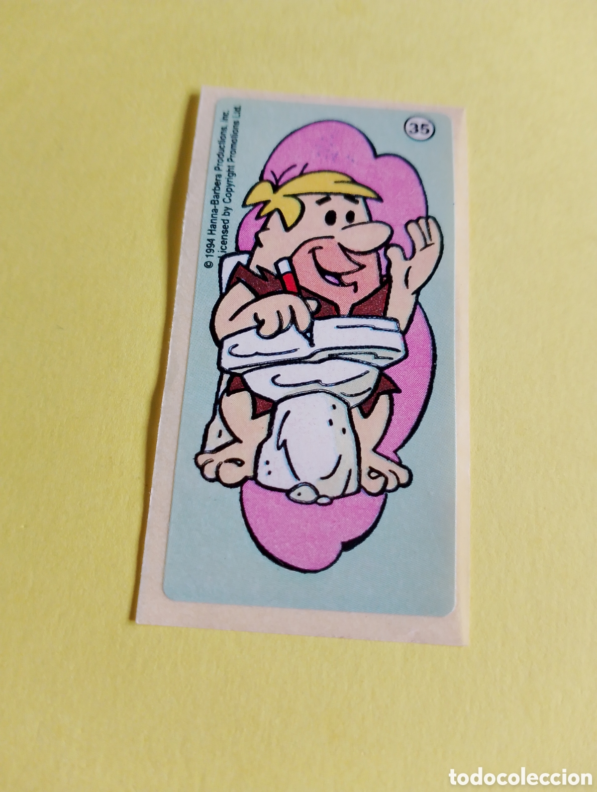 Otros Art&iacute;culos de Coleccionismo en Papel: Chicles Picapiedras 35, chicles