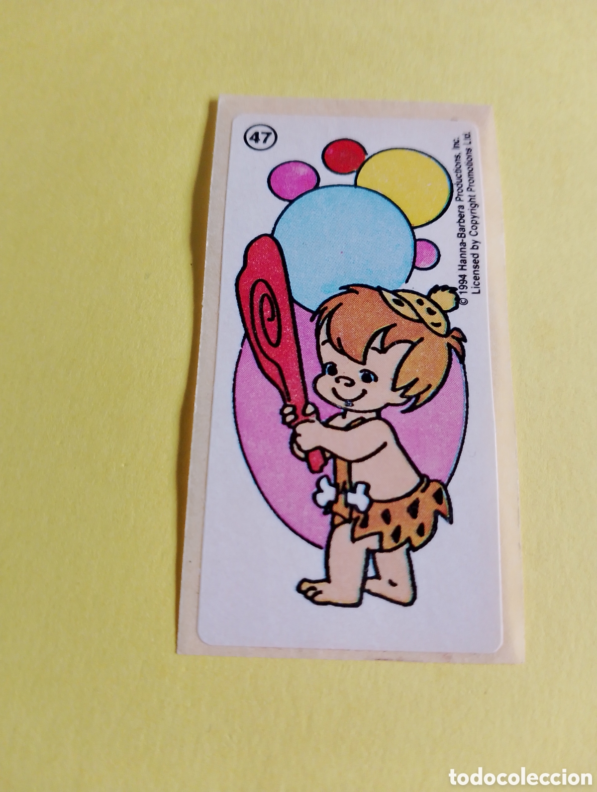 Otros Art&iacute;culos de Coleccionismo en Papel: Chicles Picapiedras 47 chicles