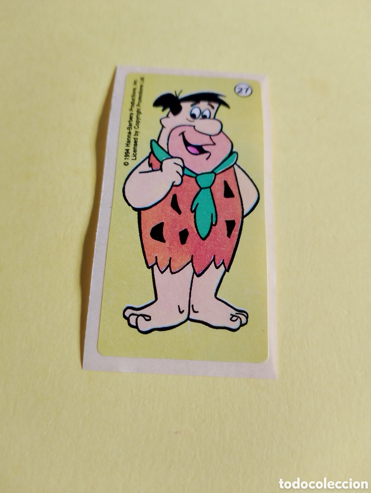Otros Art&iacute;culos de Coleccionismo en Papel: Chicles Picapiedras 27, chicles