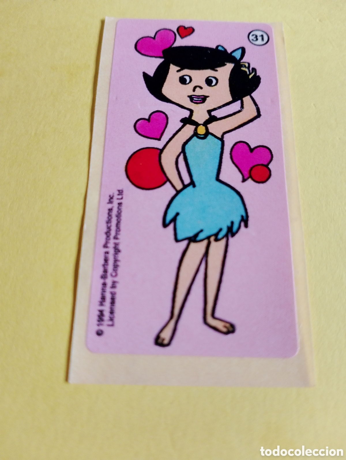 Otros Art&iacute;culos de Coleccionismo en Papel: Chicles Picapiedras 31, chicles