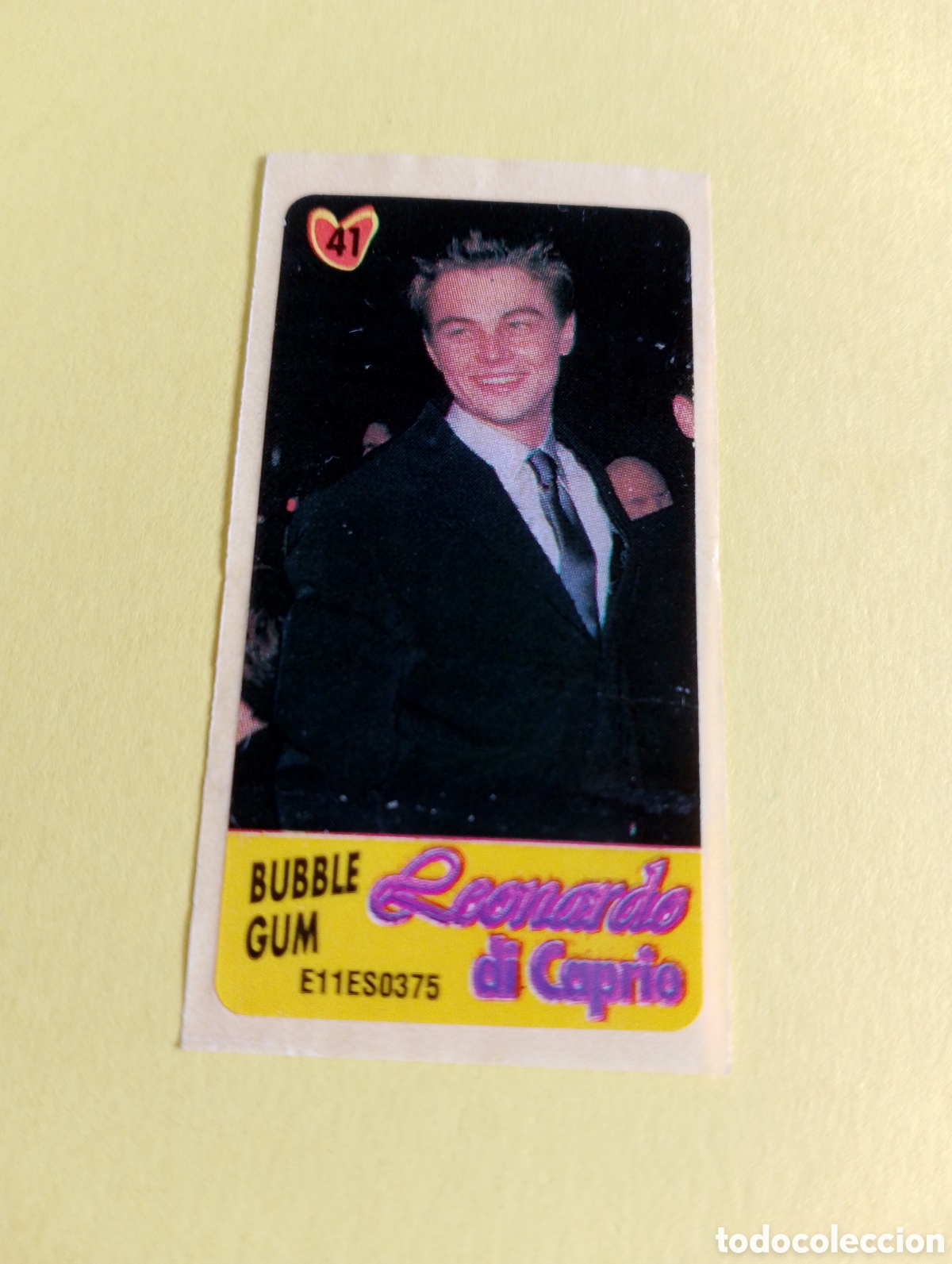 Otros Art&iacute;culos de Coleccionismo en Papel: Chicles DiCaprio 41, chicles