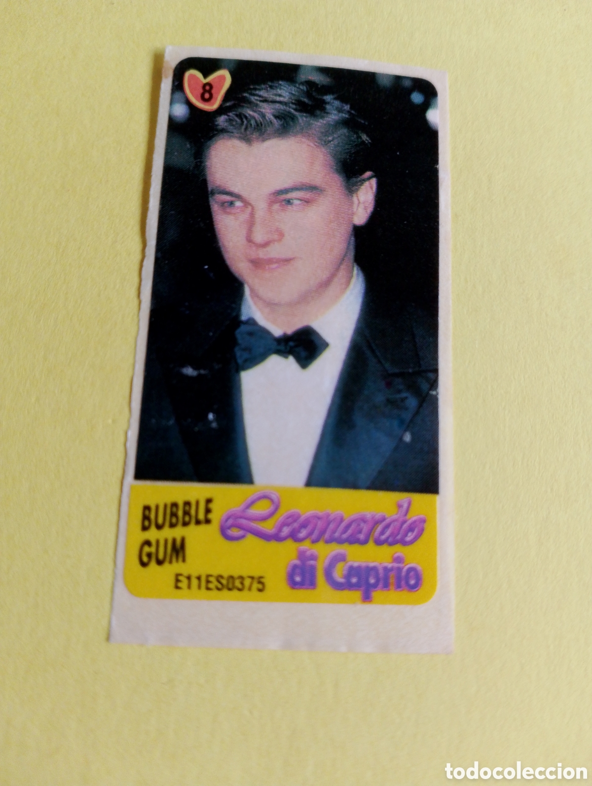 Otros Art&iacute;culos de Coleccionismo en Papel: Chicles DiCaprio 8, chicles