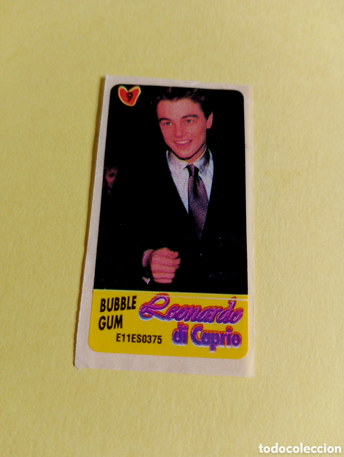 Otros Art&iacute;culos de Coleccionismo en Papel: Chicles DiCaprio 9, chicles