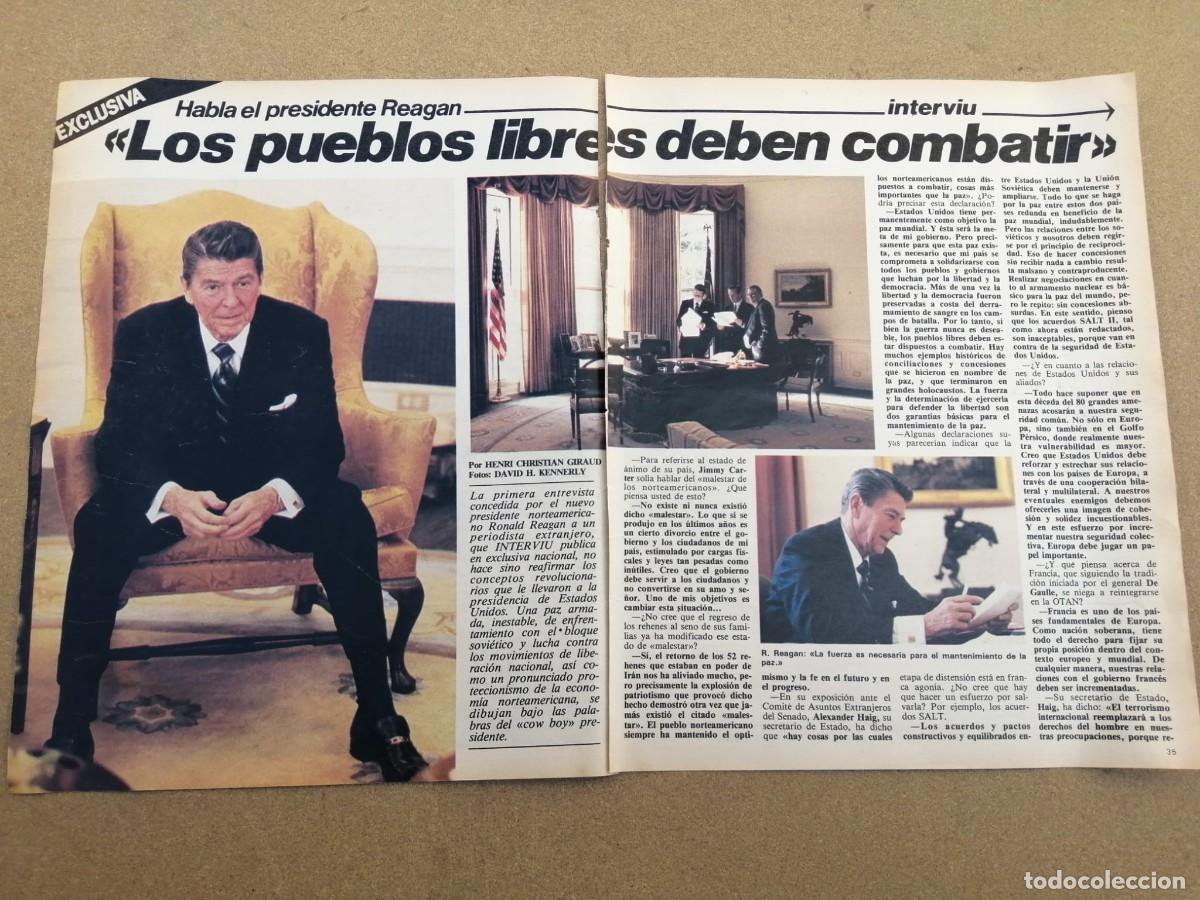 Otros Art&iacute;culos de Coleccionismo en Papel: REPORTAJE. HABLA EL PRESIDENTE RONALD REAGAN