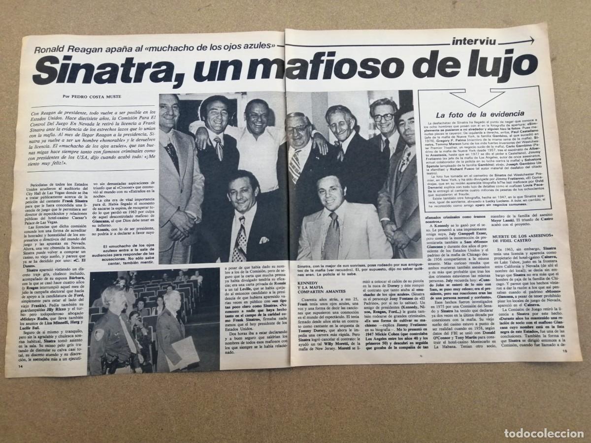 Otros Art&iacute;culos de Coleccionismo en Papel: REPORTAJE. FRANK SINATRA, UN MAFIOSO DE LUJO