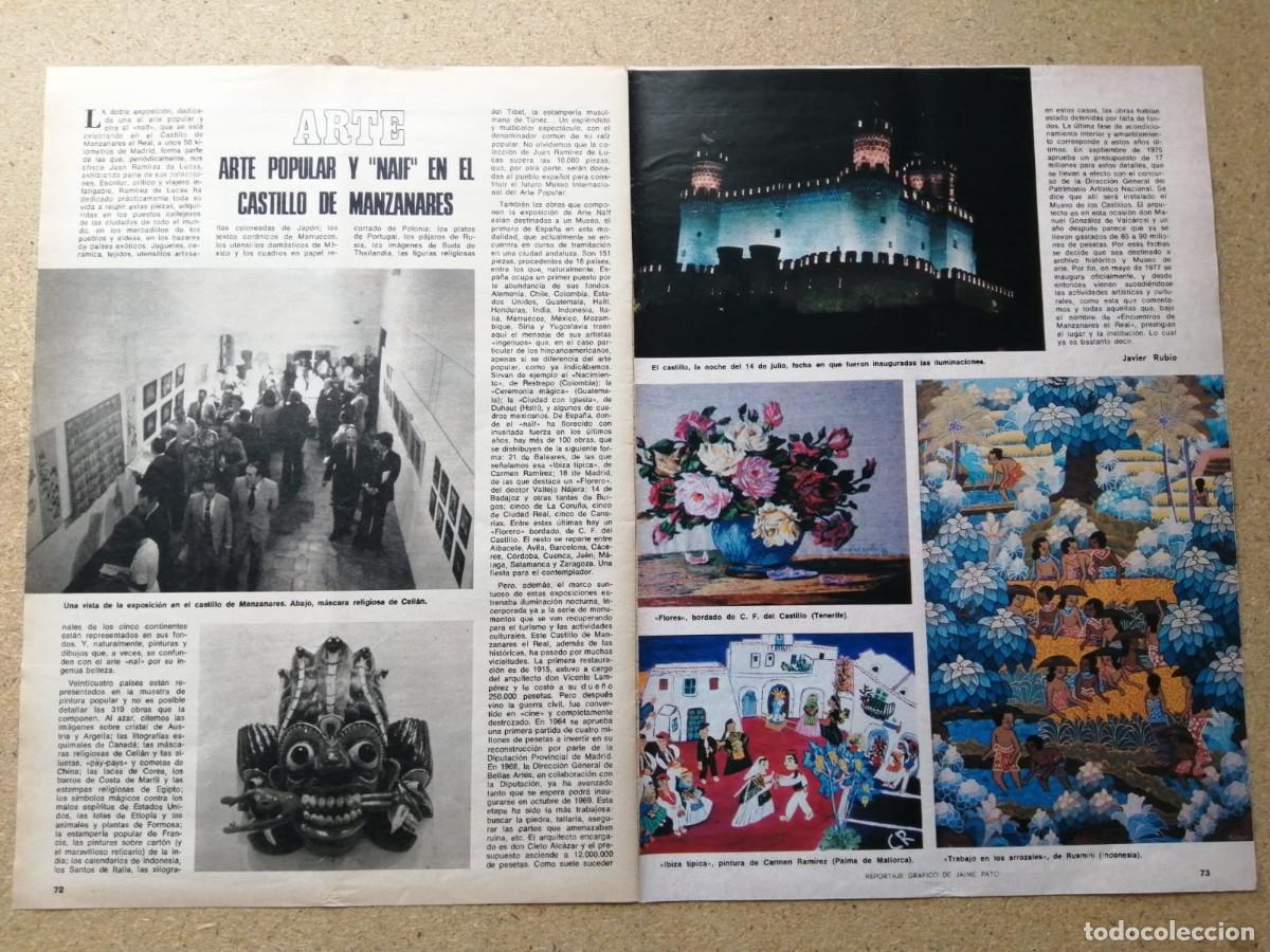 Otros Art&iacute;culos de Coleccionismo en Papel: REPORTAJE. ARTE POPULAR Y NAIF EN EL CASTILLO DE MANZANARES