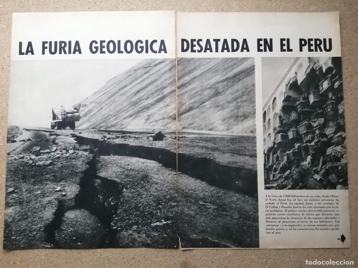 Otros Art&iacute;culos de Coleccionismo en Papel: REPORTAJE. TERREMOTO EN PERU 1966