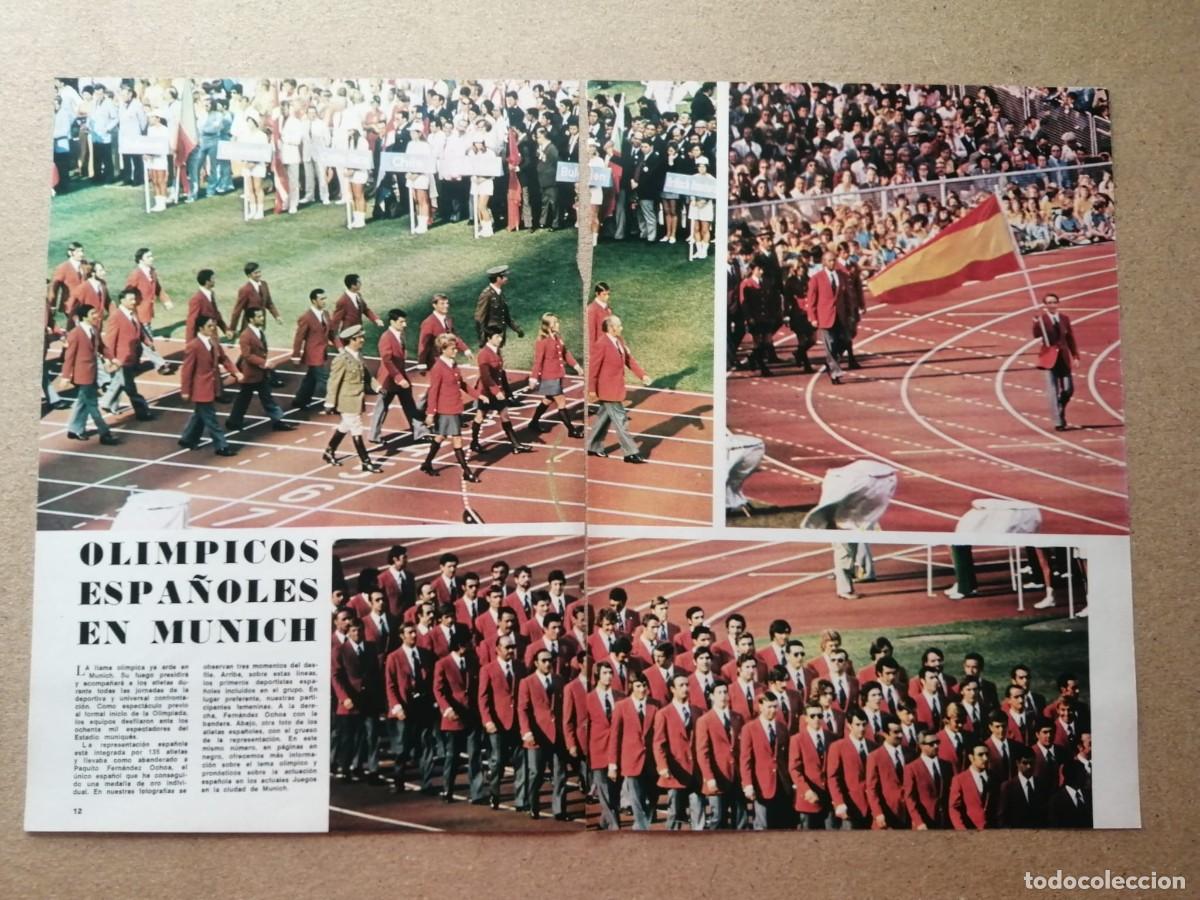 Otros Art&iacute;culos de Coleccionismo en Papel: REPORTAJE. OLIMPICOS ESPA&Ntilde;OLES EN MUNICH