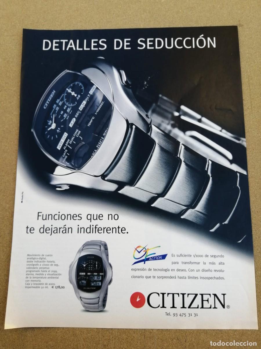 Otros Art&iacute;culos de Coleccionismo en Papel: ANUNCIO. RELOJ CITIZEN