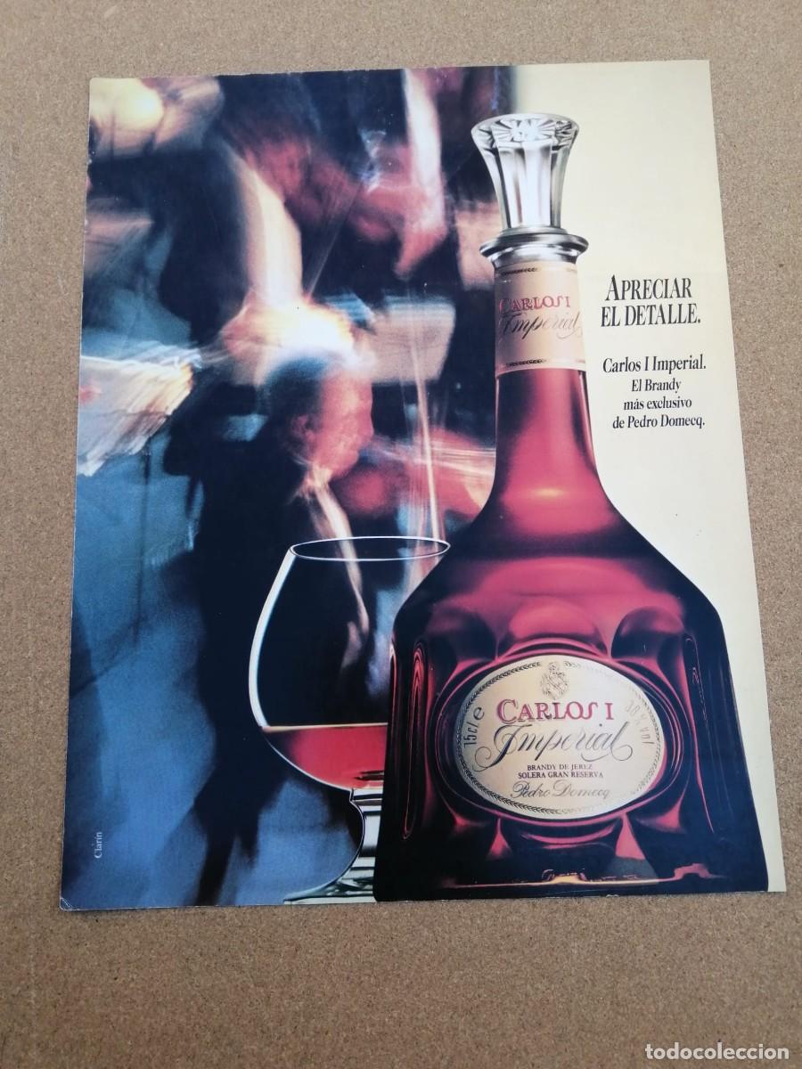 Otros Art&iacute;culos de Coleccionismo en Papel: ANUNCIO.BRANDY CARLOS I IMPERIAL