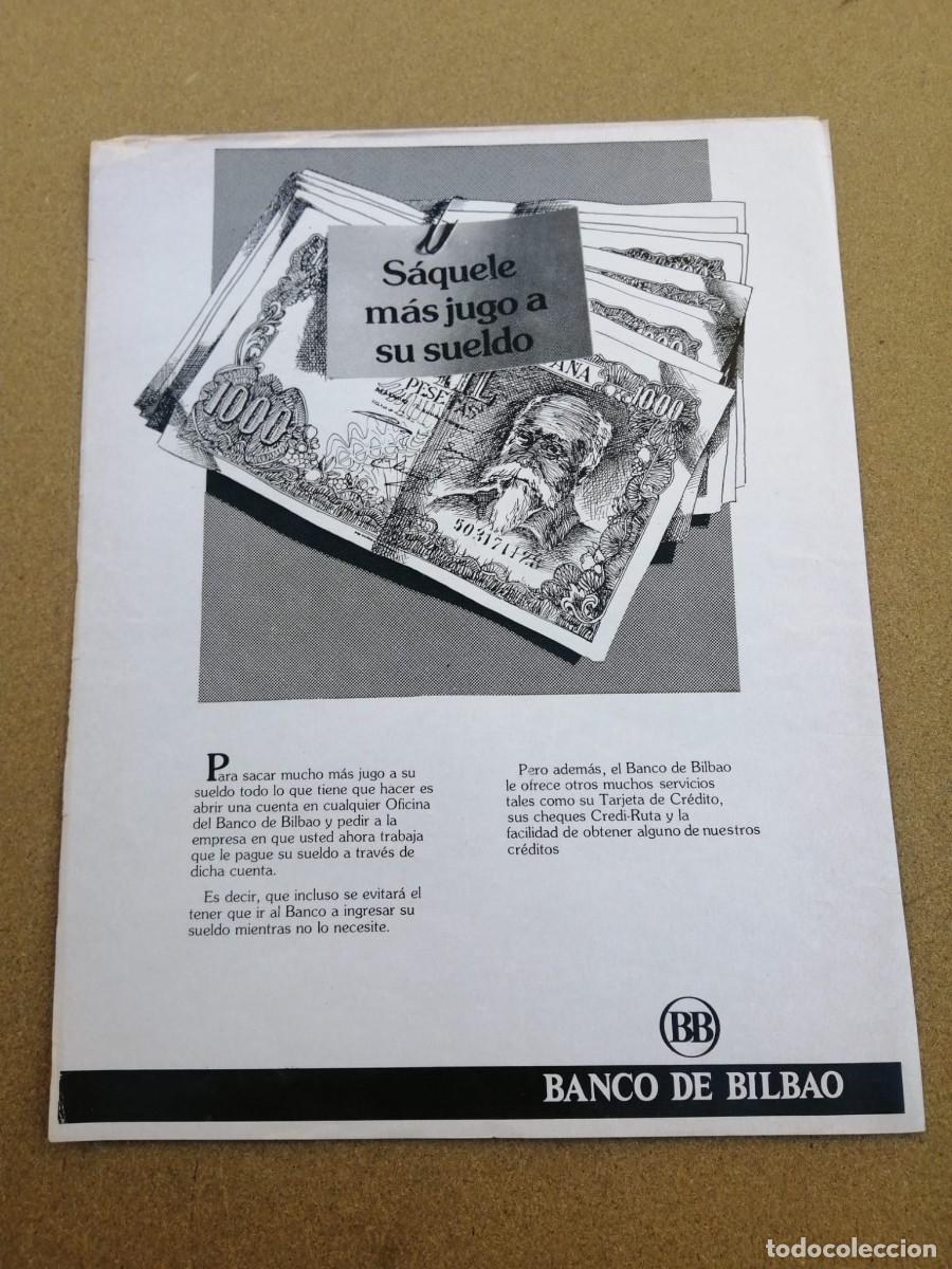 Otros Art&iacute;culos de Coleccionismo en Papel: ANUNCIO. BANCO DE BILBAO
