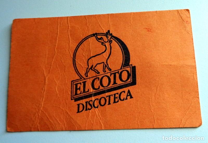 Otros Art&iacute;culos de Coleccionismo en Papel: TARJETA VALE DESCUENTO DISCOTECA EL COTO ZARAGOZA - A&Ntilde;OS 80 - ANTIGUA - DISCO PUB