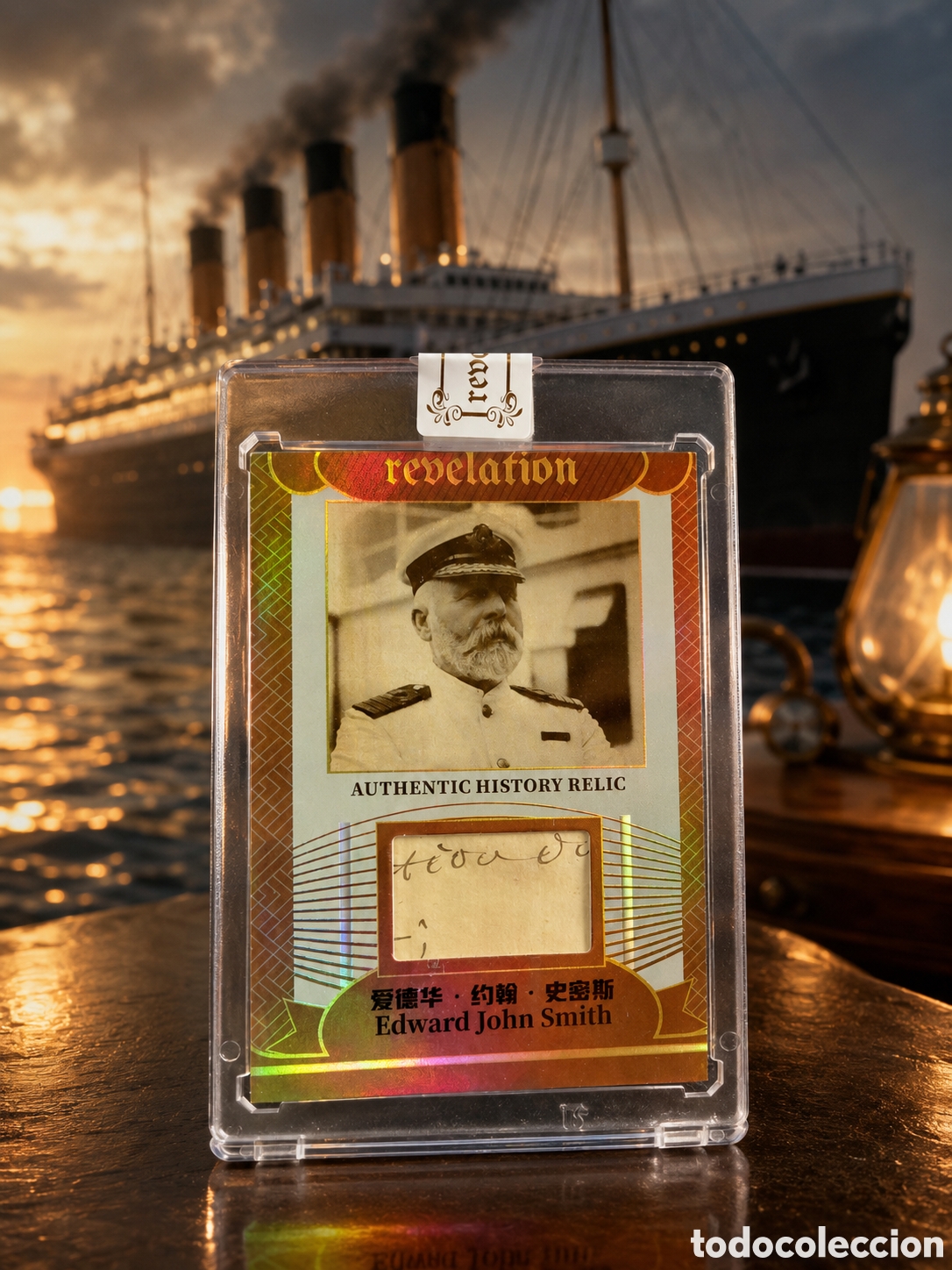 Otros Art&iacute;culos de Coleccionismo en Papel: Edward John Smith &ndash; Capit&aacute;n del Titanic &ndash; Relic Manuscrito