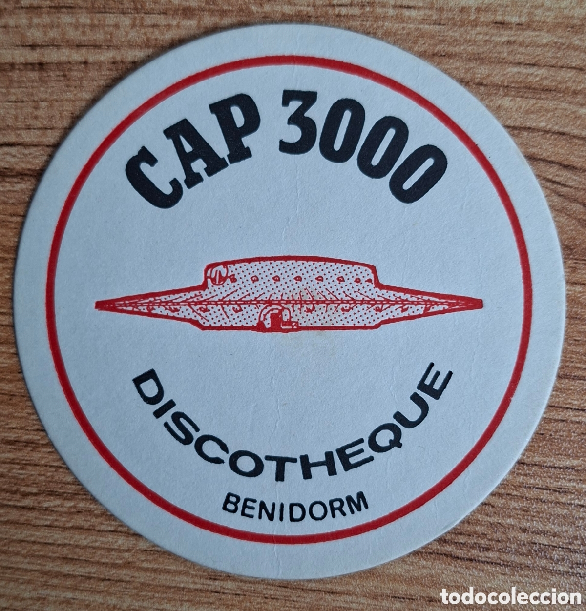 Otros Art&iacute;culos de Coleccionismo en Papel: Posavasos Discotheque Discoteca Cap 3000 - Benidorm (Alicante)