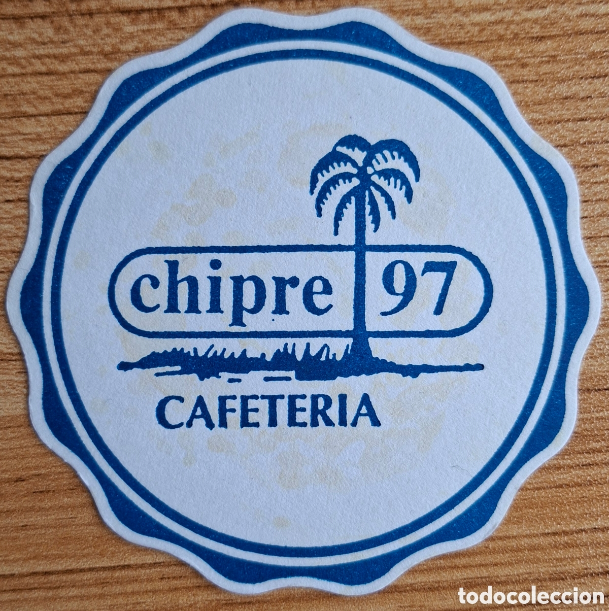 Otros Art&iacute;culos de Coleccionismo en Papel: Posavasos Cafeter&iacute;a Chipre 97 - Madrid
