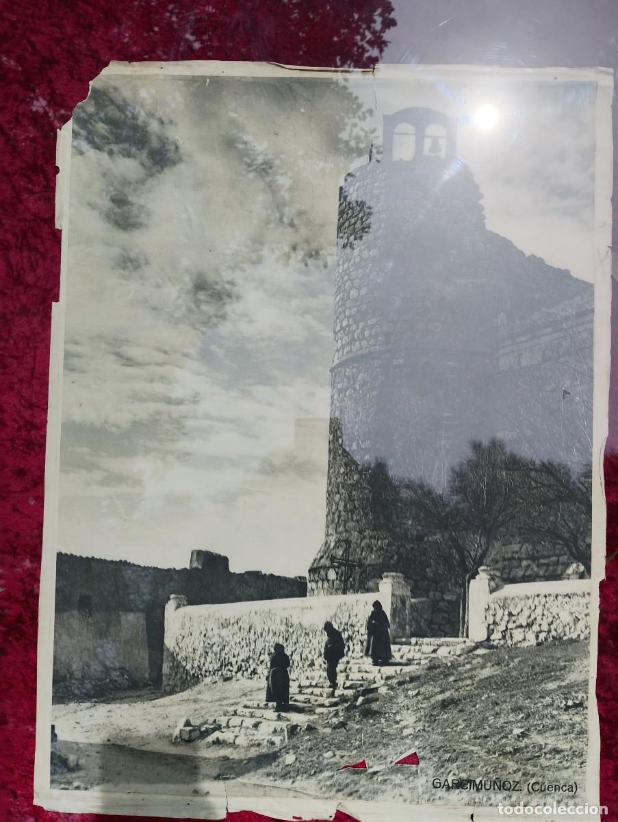 Otros Art&iacute;culos de Coleccionismo en Papel: P&ograve;ster que pretendia atraer el turismo de GARCIMU&Ntilde;OZ, Cuenca -en pleno franquismo; en blanco y negro
